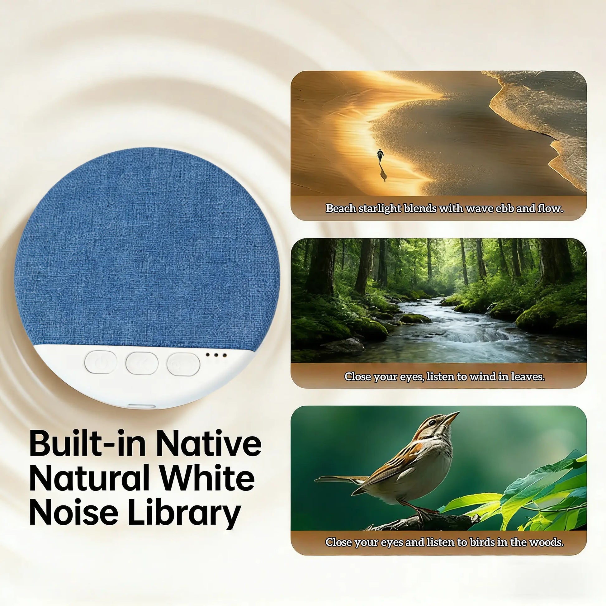 2026 Ultra-Slim Bluetooth Pillow Speaker, Bone Conduction Sound System, Silent Sleep Aid, Portable Rechargeable, Music Player, Wireless, Compatible with Android/Ios. Perfect for Valentine'S, Back-To-School, Travel, and Mother'S Day Gifts.